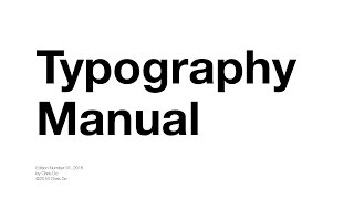 Typography Tutorial  10 rules to help you rule type [upl. by Hubsher]