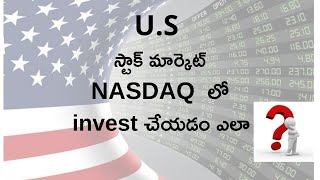 How to invest in U S stock market from INDIA Trading Master Telugu [upl. by Spielman]