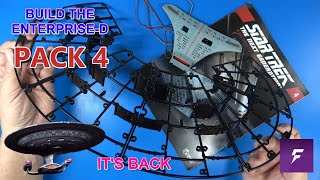 Build The Massive Star Trek EnterpriseD Stages 11 12 13 and 14 from FanHome  ASMR [upl. by Knowle417]