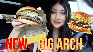 NEW McDonalds Big Arch Mukbang [upl. by Glynn]