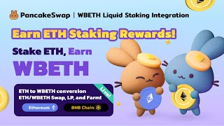 PancakeSwap Launches Liquid Staking Integration with Binance Earn Live on BNB Chain and Ethereum [upl. by Tito831]