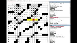 Wall Street Journal WSJ Crossword Puzzle 07272024 [upl. by Oniratac]