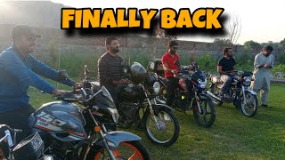 Finally Back Alhamdulillah ❤️  Honda CB150F  GT Road Condition  motovlog [upl. by Otila]