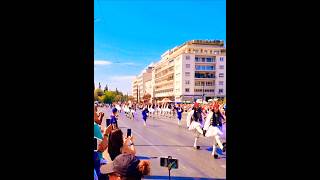 The Evzones  the elite Greek Presidential Guard  Hellassatisfying viral greek travel [upl. by Dnanidref741]