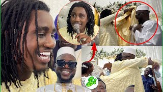 Wally Seck offre son grand Boubou à Methsop le jour de son Mariage beuss Niki tay yaye sama [upl. by Carli]