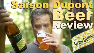 Saison Dupont Beer Review A Belgian Farmhouse Ale from a Farm in Belgium [upl. by Nedearb851]