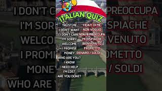 QUIZ Useful Phrases in Italian Language quiz with Italian vocabulary [upl. by Auqenehs]