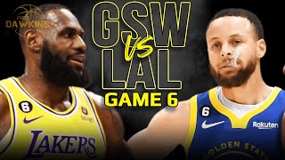 Golden State Warriors vs Los Angeles Lakers Game 6 Full Highlights  2023 WCSF  FreeDawkins [upl. by Chrissy]