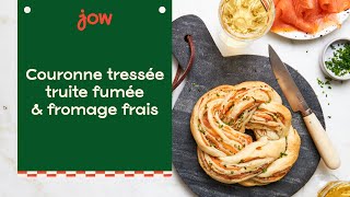 Couronne tressée truite fumée amp fromage frais [upl. by Emaj]