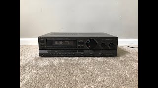 Technics SAGX100 Home Stereo Audio AM FM Receiver [upl. by Garcon]