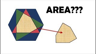 What is the Area of This Hexagon 2018 AMC 12 B Problem 20 [upl. by Mayyahk321]