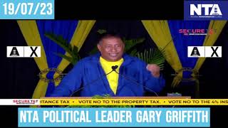 Gary Griffith Speech  Joint meeting with UNC 190723 [upl. by Vassili]