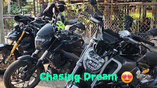 Dominar 400 Chasing DUCATI Streetfighter V4  2024  BAJAJ  Dominar  DUCATI [upl. by Tilford131]