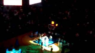 Dallas Mavericks vs New Jersey Nets lineups intro after Kidd trade [upl. by Eener230]