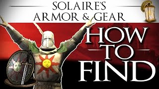 Solaires Armor amp Weapon Set  Dark Souls 3 GUIDE [upl. by Aimat]