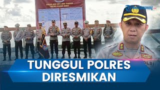 Tunggul Polres Pesisir Barat Lampung Diresmikan Simbol Kearifan Lokal dan Bhayangkara [upl. by Enneirda]