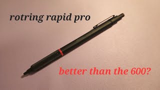 rotring rapid pro vs rotring 600 [upl. by Eseret778]