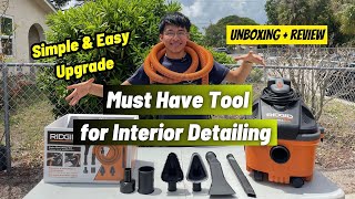 RIDGID Auto Detailing Kit Unboxing  Review  Detailing Beyond Limits [upl. by Auahsoj]