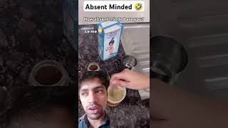 Absent minded 😨 coffee relatable comedy icedcoffee viralshort trendingshorts youtubeshorts [upl. by Quar]