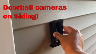 Install Your Ring Doorbell 3 Easily Even If You Have Siding With This 3d Printed Adapter [upl. by Auhs506]