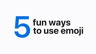 5 fun ways to use emoji on iPhone iPad and iPod touch — Apple Support [upl. by Eskill894]