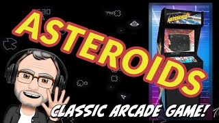 Asteroids Arcade Game  1979 Atari [upl. by Ajram]