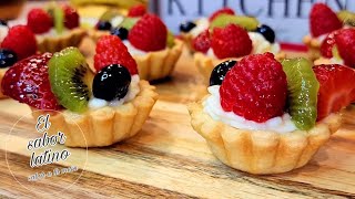 🔴Mini Tartaletas de Frutas ¡ Para Enamorar ❤️💯 [upl. by Aala]