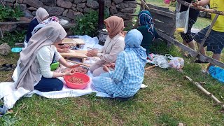 Köfte Tarifi Gözleme Katmer Nasıl Yapılır 👌 Yaylalar Giresun Şebinkarahisar Memleket Piknik Balık [upl. by Adne]