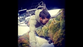 Bungee jumping Killiecrankie Scotland [upl. by Irrem]