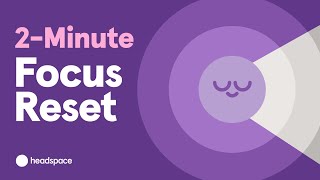 Free 2Minute Quick Focus Reset Meditation Regain Focus to Work Study or Get Tasks Done [upl. by Tay]