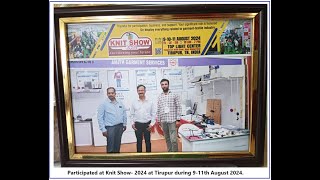 Exhibition stall product display Knit show Tirupur 9 to 11 August 2024 [upl. by Hterrag498]