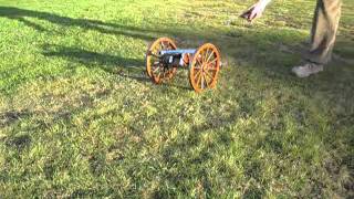 Firing 16 Scale Napoleon III Cannon 69 Caliber [upl. by Affrica]