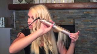 Curling long hair with the TYME Iron [upl. by Cele]