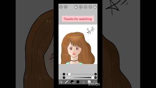 Making art in ibispaint 🩷 easy art digitalart ytshorts tutorial  easytomake [upl. by Jablon]