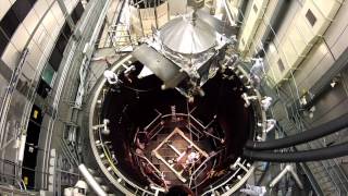 Moving MAVEN into Thermal Vacuum Chamber at Lockheed Martin [upl. by Woehick]