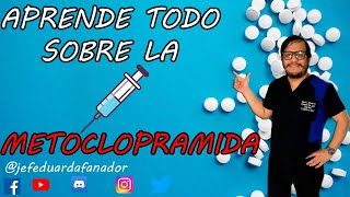 PARA QUE SIRVE LA METOCLOPRAMIDA❓ EFECTOS SECUNDARIOS👈MECANISMO DE ACCIÓNDOSISPRESENTACIÓN💊✔ [upl. by Nnairda195]