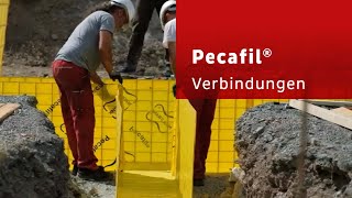 Streifenfundamentschalung aus Pecafil® Elementen  Wie werden sie verbunden [upl. by Pinebrook]