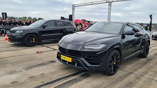 Jeep Cherokee Trackhawk vs Lamborghini Urus [upl. by Bay]