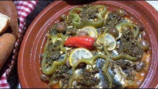 Tajine Marocain Poisson Sardine  Cuisine marocain 43 [upl. by Dorinda197]