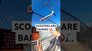 Scooters Are BANNED 🚫🛴 Roman Dellapena shorts shortvideo scooter viral tricks gopro stunt [upl. by Rahman316]