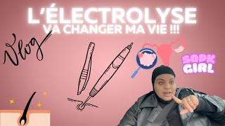 VLOG JE FAIS ENFIN DE L’ÉLECTROLYSE  BYE BYE HIRSUTISME 😏 SOPK  PILOSITÉ [upl. by Aerdnua844]