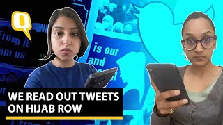 We Feel the Humiliation The Quint Reads Out Tweets of Women on Karnataka Hijab Row  The Quint [upl. by Eikcuhc]