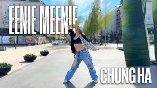 KPOP IN PUBLIC SWEDEN CHUNG HA 청하  EENIE MEENIE ft Hongjoong Dance Cover ONE TAKE [upl. by Klos]