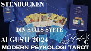 Stenbocken ♑️ Augusti 2024  Din Själs Syfte  Modern Psykologi Tarot  Healer K [upl. by Laekim]