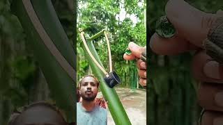 বাঁশের বাঁটুল বানানোbamboo trending shortfunny bamboogunviralvideo bamboocraft [upl. by Mountfort]