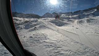 🚡Italy🚡 Passo del Tonale Cablecar 🏔️❄️ [upl. by Nosliw]