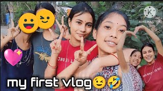 my first vlog😁😂 [upl. by Zetnas]