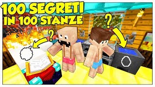 TROVIAMO TUTTI I 100 SEGRETI NELLE 100 MINISTANZE  Minecraft ITA [upl. by Emyam200]