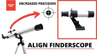 How to Align Finderscope for Beginners F70060 Telescope [upl. by Mide120]