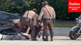 WATCH Miami Dolphins Star Wide Receiver Tyreek Hill Detained By Police Before Season Opener [upl. by Yreme]